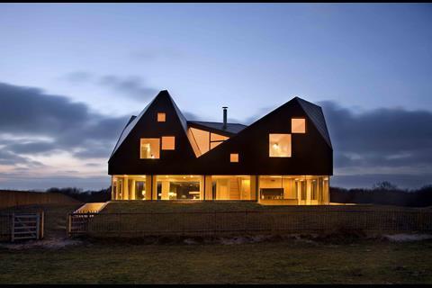 The Dune House in Thorpeness, Suffolk by Jarmund Vigsnaes Architects & Mole Architects image by Chris Wright